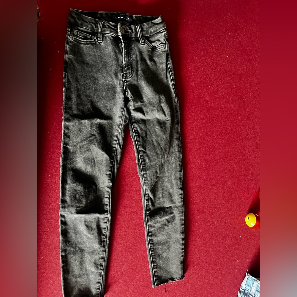 Aeropostale black skinny jeans
